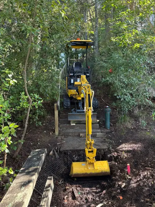 bridge construction prep warkworth