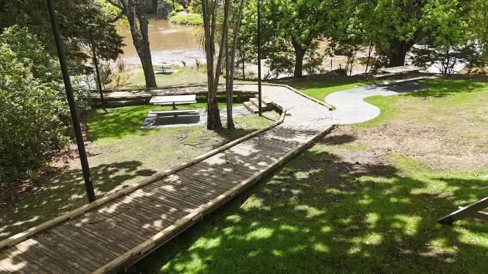 timber boardwalks