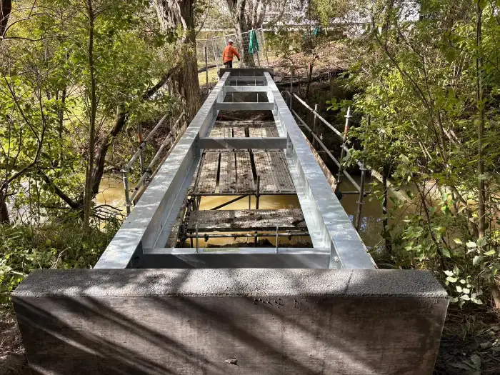 warkworth reserve bridge construction